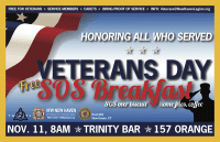 Veterans Day SOS Breakfast